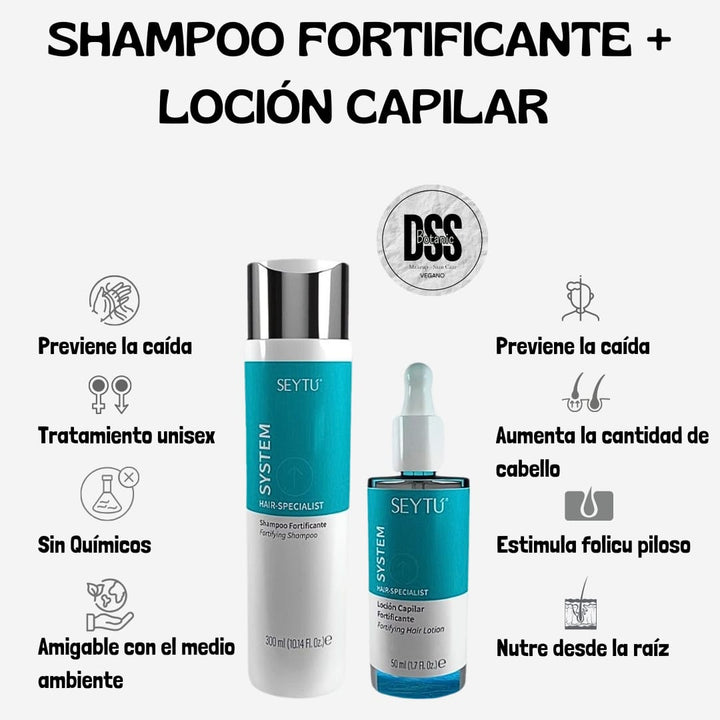 System Hair-Specialist / Shampoo fortificante + Loción capilar